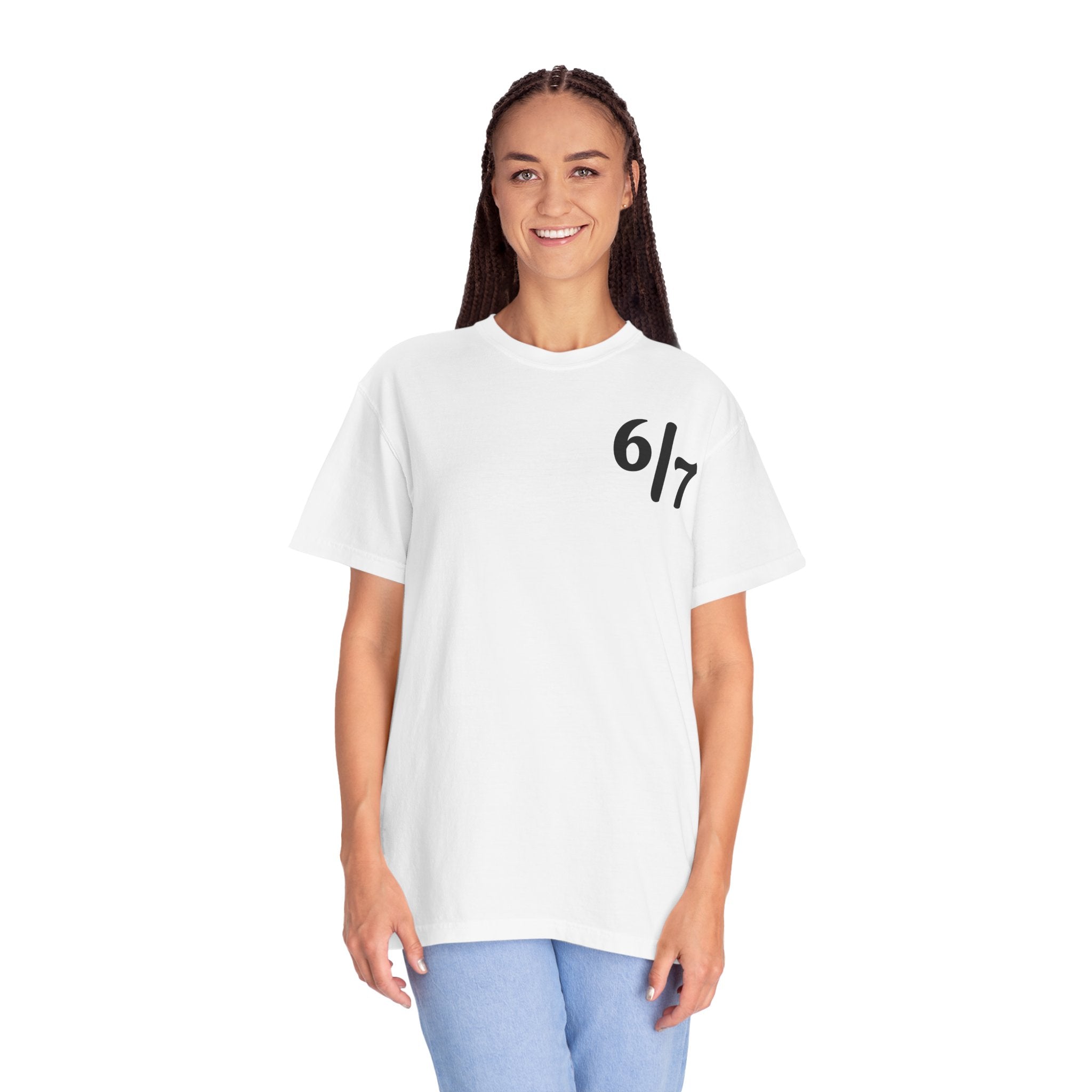 SIX SEVEN Garment-Dyed T-Shirt — 'six seven shirt' Graphic Tee