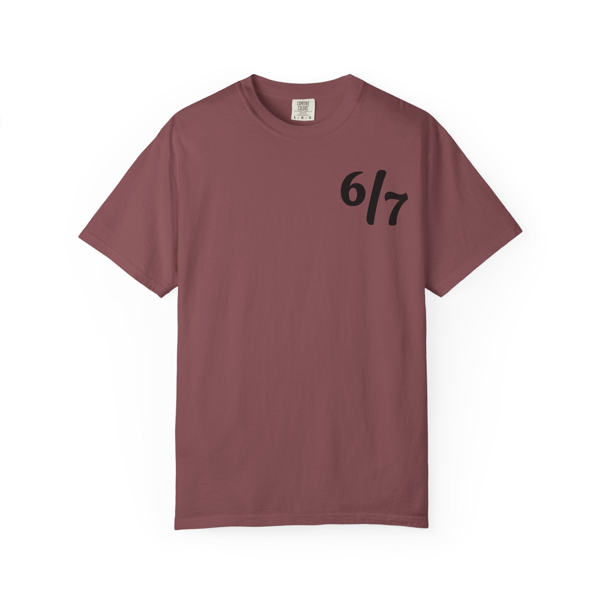 SIX SEVEN Garment-Dyed T-Shirt — 'six seven shirt' Graphic Tee